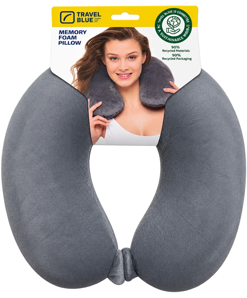 Travel Blue Infinity neck pillow in grey