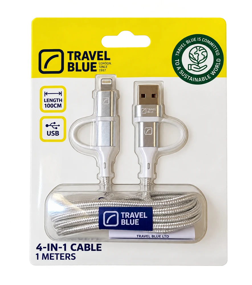 Four-in-one travel cable